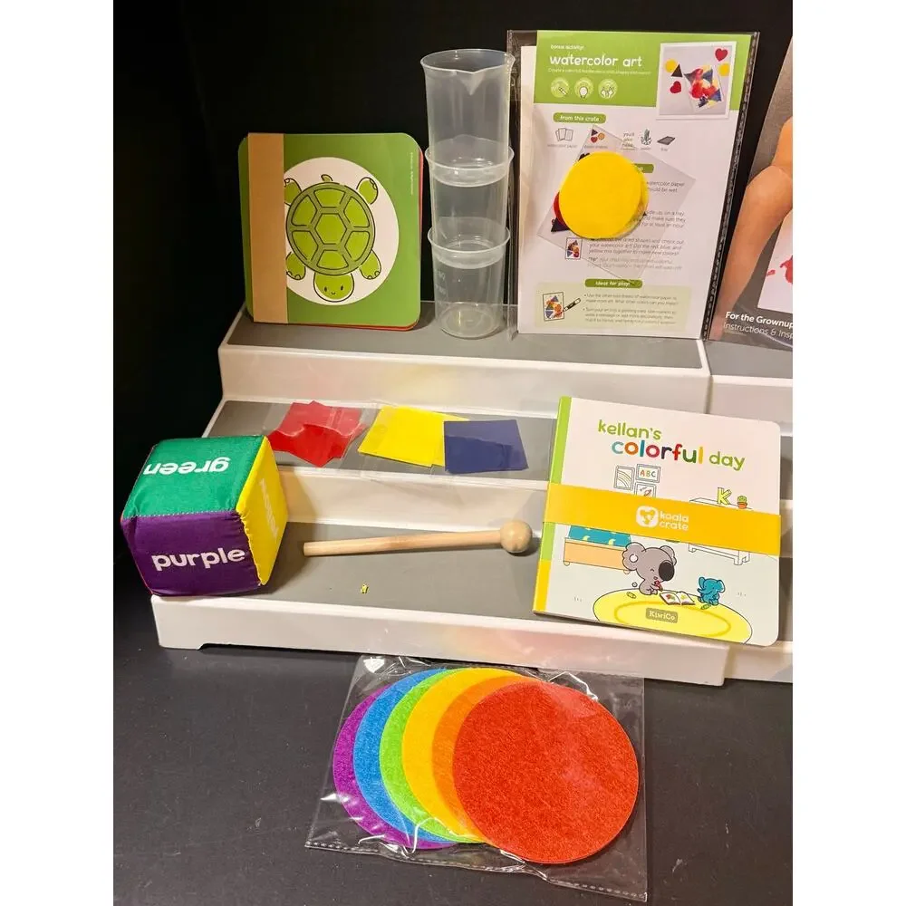 KiwiCo Kiwi Koala Crate “Color Mixing” For Ages 2+ STEM Build Box New in Box